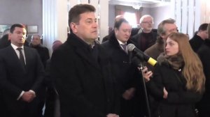 Прощание с Петром Ванатом - выступает мэр Запорожья