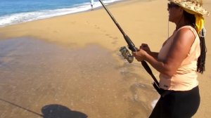 Roosterfish Surf Fishing- Mexico from Shore!!!!