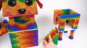 DIY - Как построить удивительный дом и мини-бассейн для домашних животных из магнитных шариков