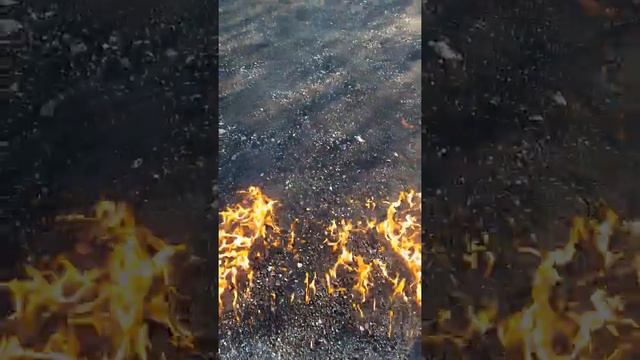 Укладка асфальтного среза.
