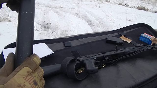 Тест бюджетного ДТК , саундмодератора закрытого типа от пневматики на Сайге. смотреть онлайн