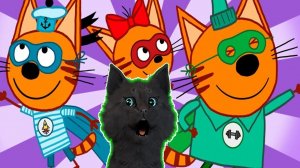 ТРИ КОТА МОЗАЙК С ГОВОРЯЩИМ СУПЕР КОТОМ ( ИГРА для ДЕТЕЙ ) Три Кота Развивающие игры