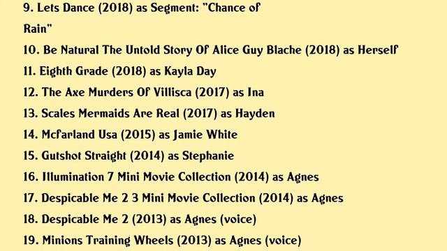 Elsie Fisher Movies list Elsie Fisher| Filmography of Elsie Fisher смотреть онлайн