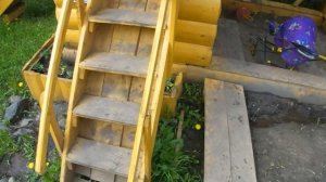 Детский домик на даче своими руками/ Как делали, что внутри+магазин и почта.