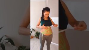 Лимфодренажное тейпирование живота