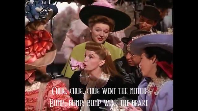 The Trolley Song by Judy Garland with lyrics on screen смотреть онлайн