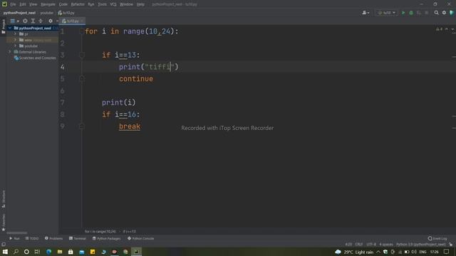 Break Continue Pass keyword In Python | Python Programming Tutorial for Beginners