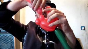 Роза из шариков шдм аэродизайн ★ rose from balloons