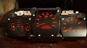 Toyota Aristo пересвет приборной панели