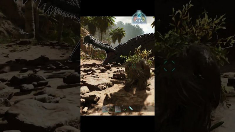 Дейнозух приручение новый крокодил в ARK #arksurvivalascended #shorts #деинозух