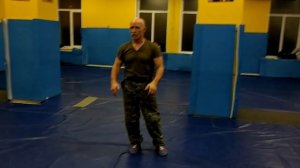 САО Стрела  В Н Крючков.Элементы разминки в бою .Атака и контратака на скрестном шаге