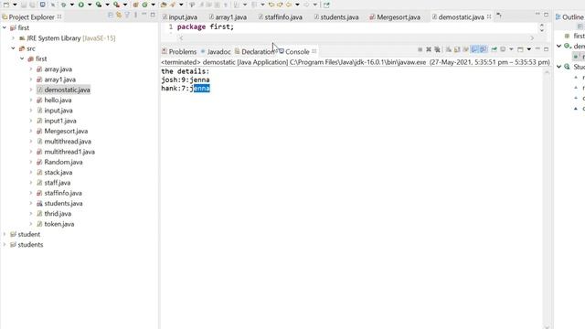 Java tutorial - for beginners : #11 STATIC keyword смотреть онлайн