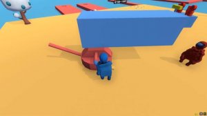 ИМПОСТЕРЫ ПРОХОДЯТ УРОВЕНЬ В HUMAN FALL FLAT!!! КОМАНДНАЯ РАБОТА