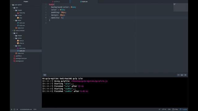 Gulp Watch Fonksiyonu смотреть онлайн
