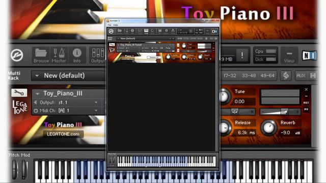 トイピアノ音源 Toy Piano III for Kontakt 演奏デモ / Toy Piano III for Kontakt Library Playing demo смотреть онлайн
