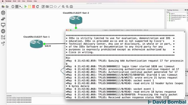 GNS3 Talks: AAA Docker Appliance: Easy TACACS & RADIUS GNS3 servers! Part 2 смотреть онлайн