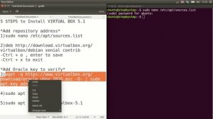 How to install Virtual Box 5.1 in Ubuntu 16.04 in 5 minutes