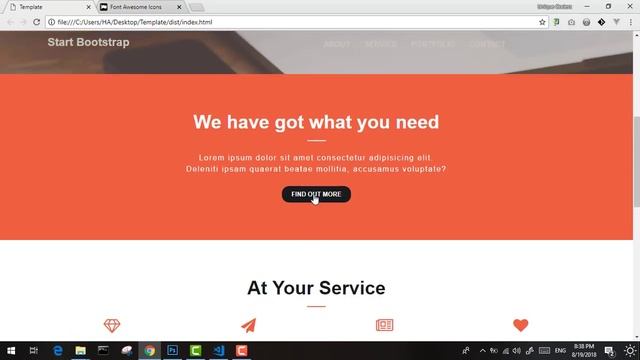 9 - ( Design Template HTML 5 - Sass ) Download Section смотреть онлайн