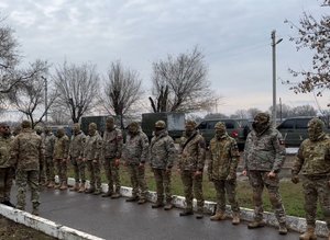 Бойцы нового взвода отряда «Бессмертный Сталинград» отправились из Волгограда в зону СВО
