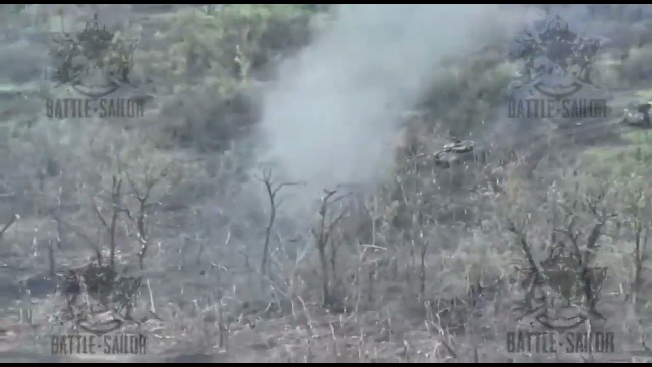 Танковая дуэль т 80БВМ русских морпехов и т 64 ВСУк смотреть онлайн