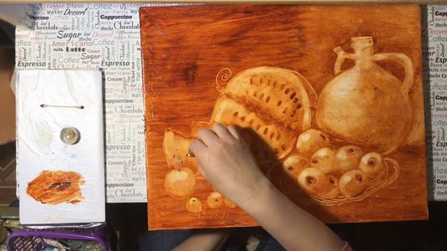 Как написать натюрморт в технике масло ( ускоренно) смотреть онлайн