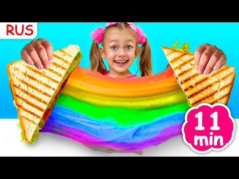 Делаем сэндвич | Майя и Маша | Детские песни | Детские истории