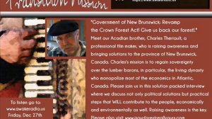 Charles Theriault - Crown Forest Land - Transition Mission - Awake Radio