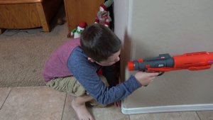 Nerf Gun War! Ethan Vs. Cole! Extreme Toys TV Battle. Round One "Star Wars Nerf Edition"