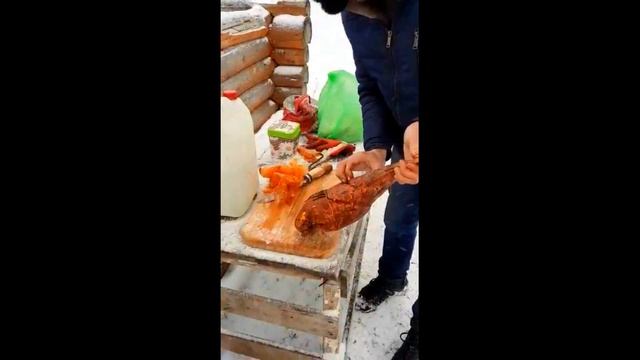 Тандырда сарык боты. Баранья ножка в тандыре. (на татарском языке) смотреть онлайн