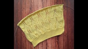 Очень красивый узор спицами