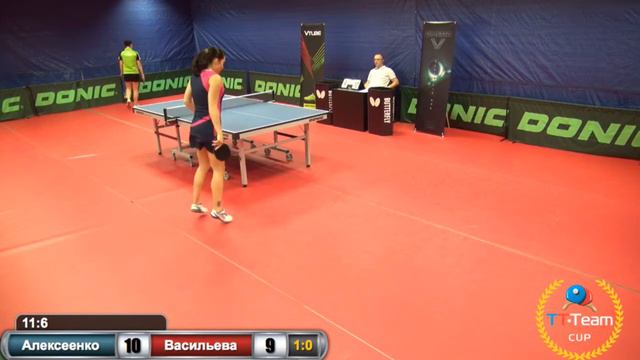 Алексеенко - Васильева. 11 июня 2015.TT Cup