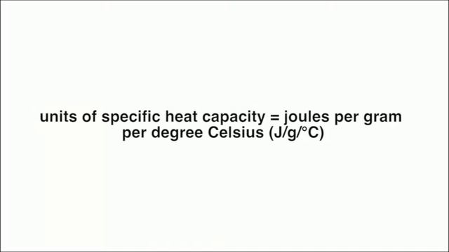 Specific Heat Capacity - More Grades 9-12 Science on the Learning Videos Channel