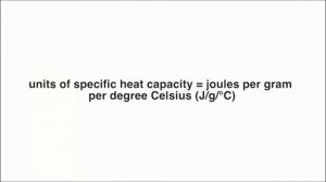 Specific Heat Capacity - More Grades 9-12 Science on the Learning Videos Channel