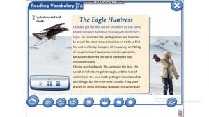 Excel 9 Module 7 text "The Eagle Hunters" p76 ex1