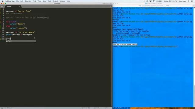 Introduction To Python: python print