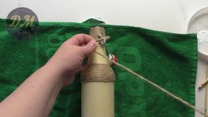Как нарезать пробку, чтобы не крошилась! Декор стеклянной бутылки. DIY с Маринкой-Малинкой