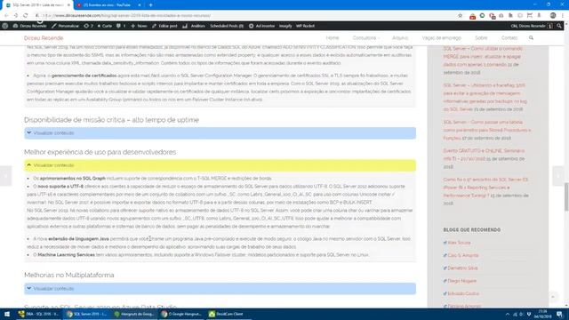 Novidades do SQL Server 2019 ft Sulamita Dantas смотреть онлайн