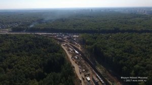 Депо Саларьево, соединительные ветви, станция Филатов Луг 24/09/2017