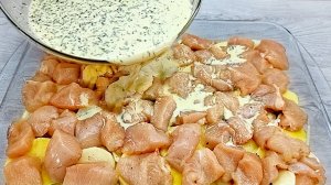 Он такой вкусный, можно готовить его  каждый день! Невероятный рецепт куриного филе!