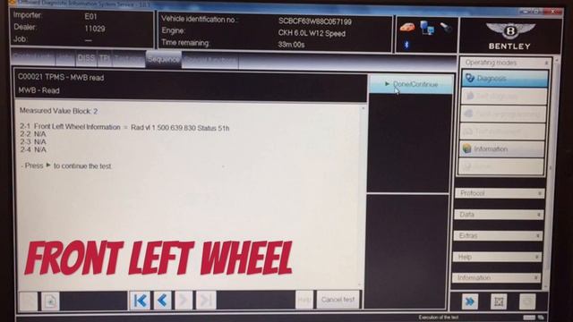 Bentley Continental GT Speed 2008 - Tyre Pressure Monitoring System Battery Life Check & Calibratio смотреть онлайн
