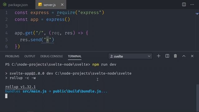 Setup NodeJS to work with Svelte without worrying about cross domain issues смотреть онлайн