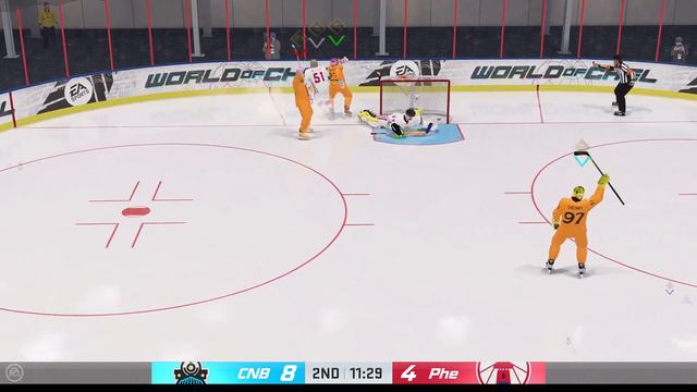NHL 23 EASHL 3v3 Goalie Gameplay (No Commentary - HD) смотреть онлайн