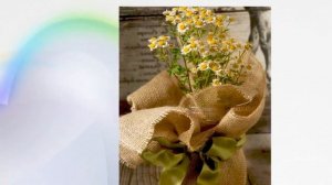 Мешковина Украшение своими руками Украшение и декор дома мешковиной