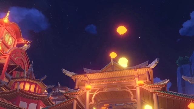 Genshin Impact. Первый праздник морских фонарей в геншин 2021.