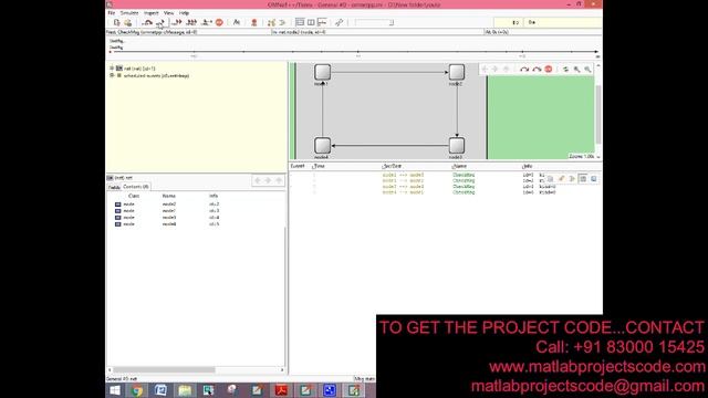 Node to node data transmission using Omnet