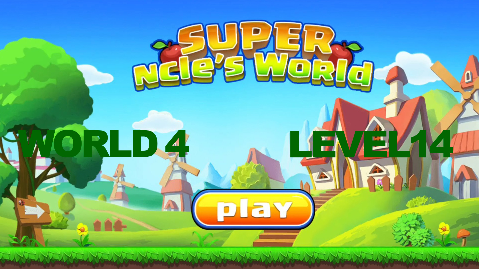 Super ncle's  World 4. Level 14.