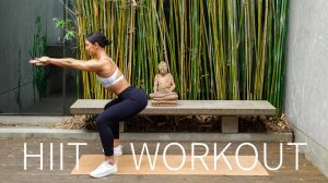 FULL BODY BURN HIIT WORKOUT || No Equipment (Warm Up & Cool Down Included) - Move With Nicole