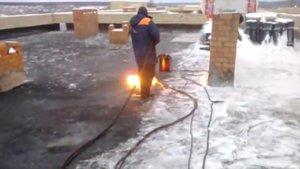 Дизельная кровельная-горелка