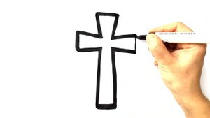 КАК НАРИСОВАТЬ КРЕСТ