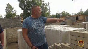 Пенобетон в несъемной опалубке из лего кирпича!